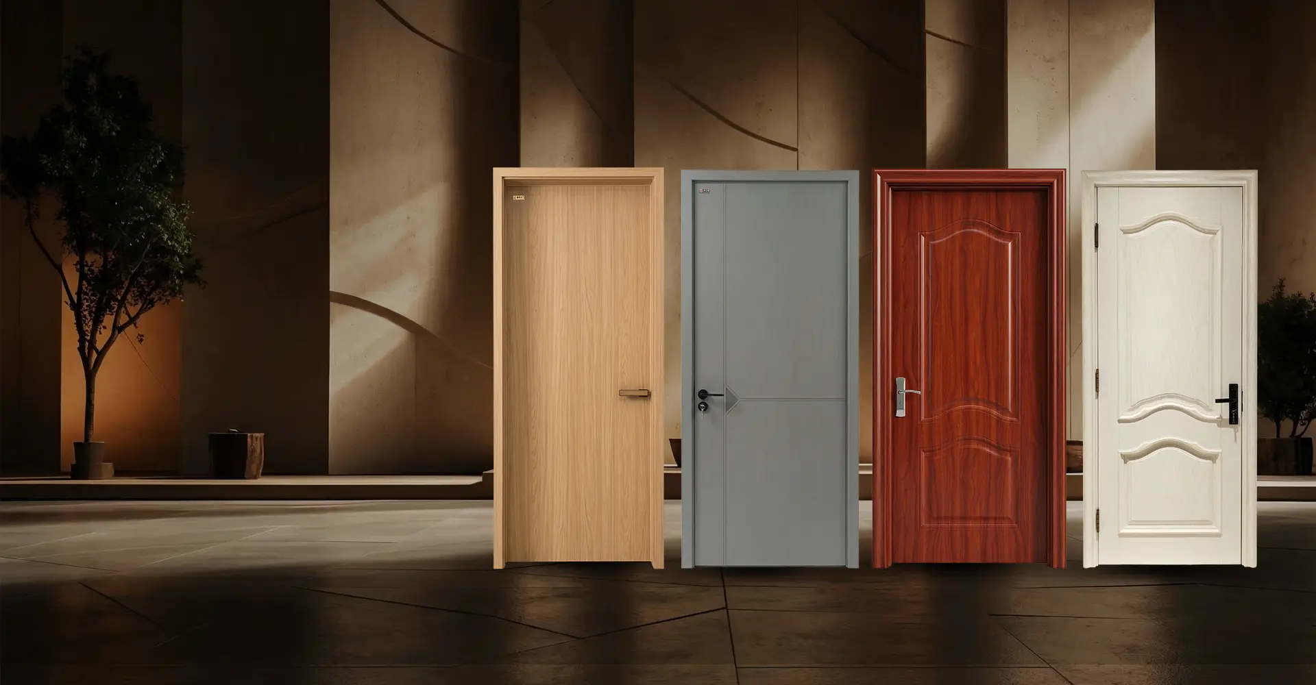 China Wooden Doors Leverantör China Wooden Doors Leverantör